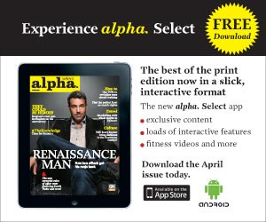 Experience the alpha. Select app